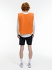 Манишка Member, оранжевая с белым с логотипом