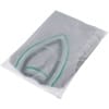 Пакет Zip Lock, M, белый с логотипом