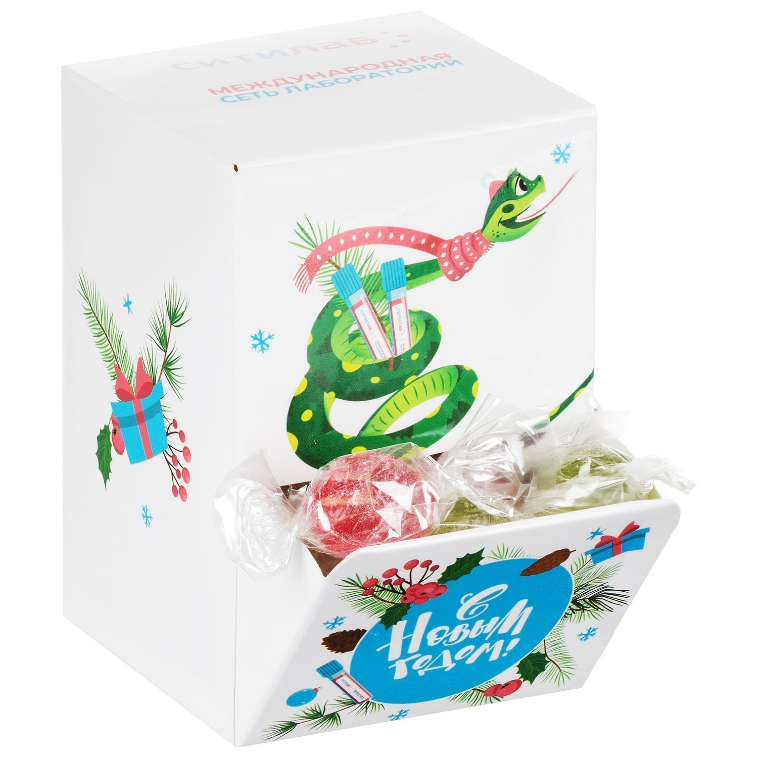 Леденцы в коробке Doza на заказ, 45 штук