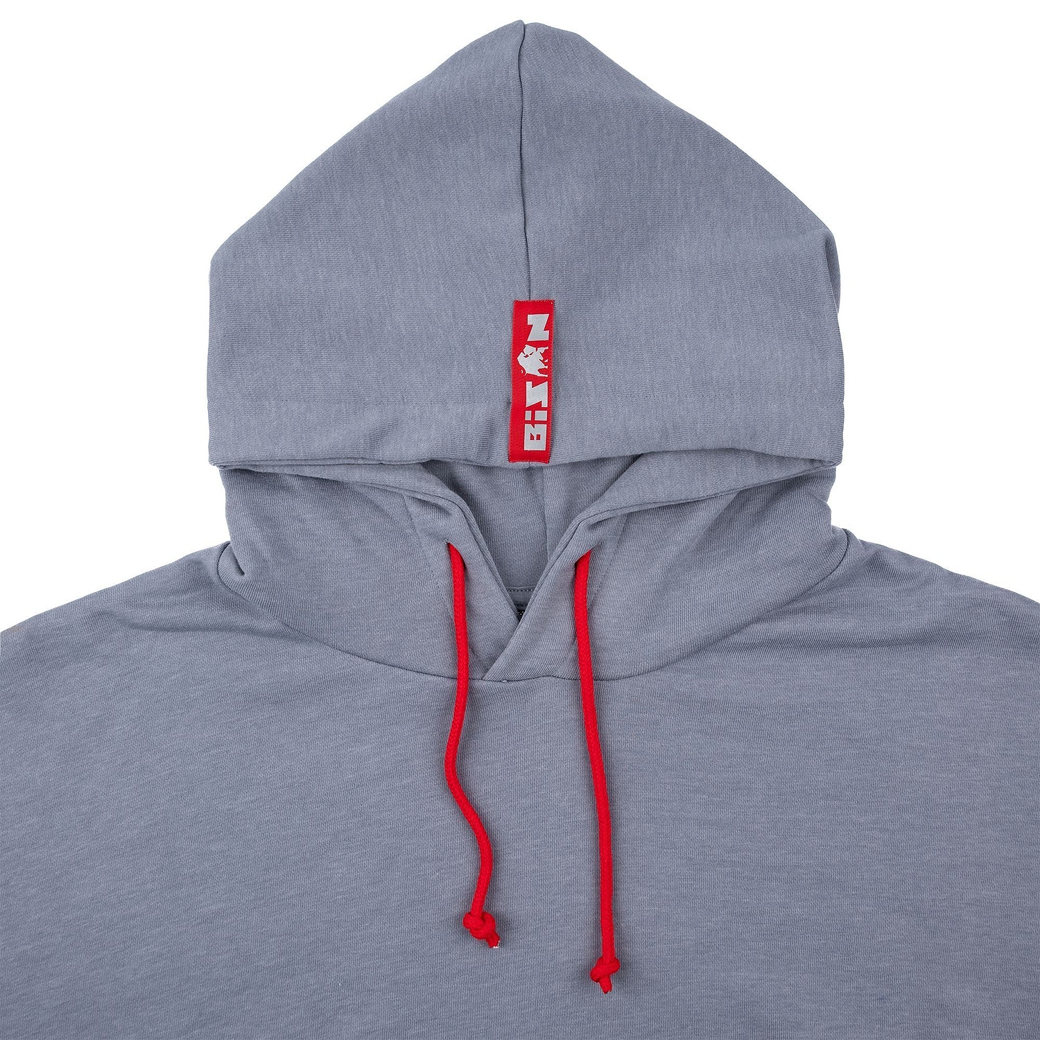 Худи унисекс H2, серое с логотипом