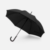 Зонт-трость Rainolla, черный с логотипом