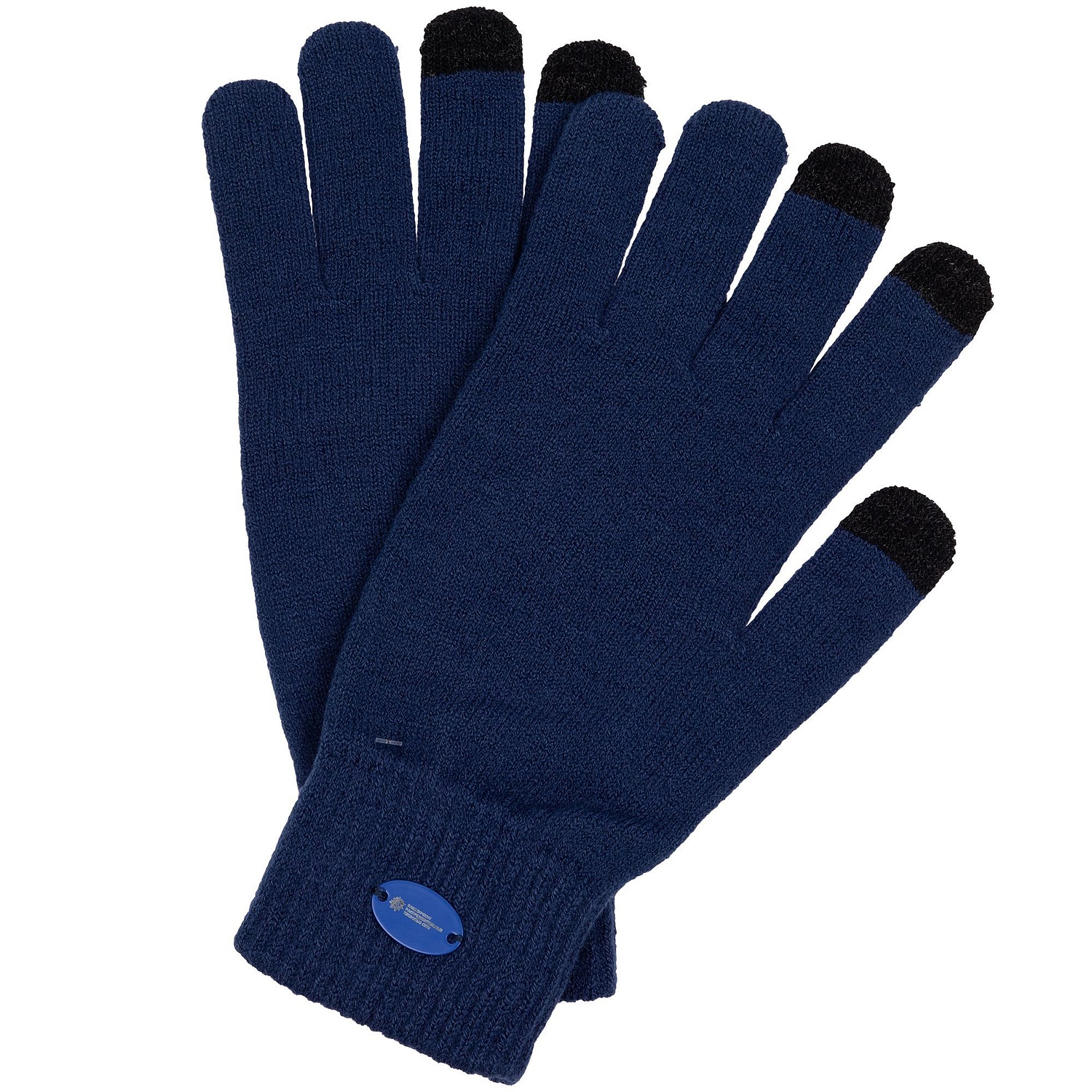 Шильдик металлический Alfa Oval, синий с логотипом