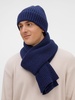 Шарф Laconi, синий с логотипом
