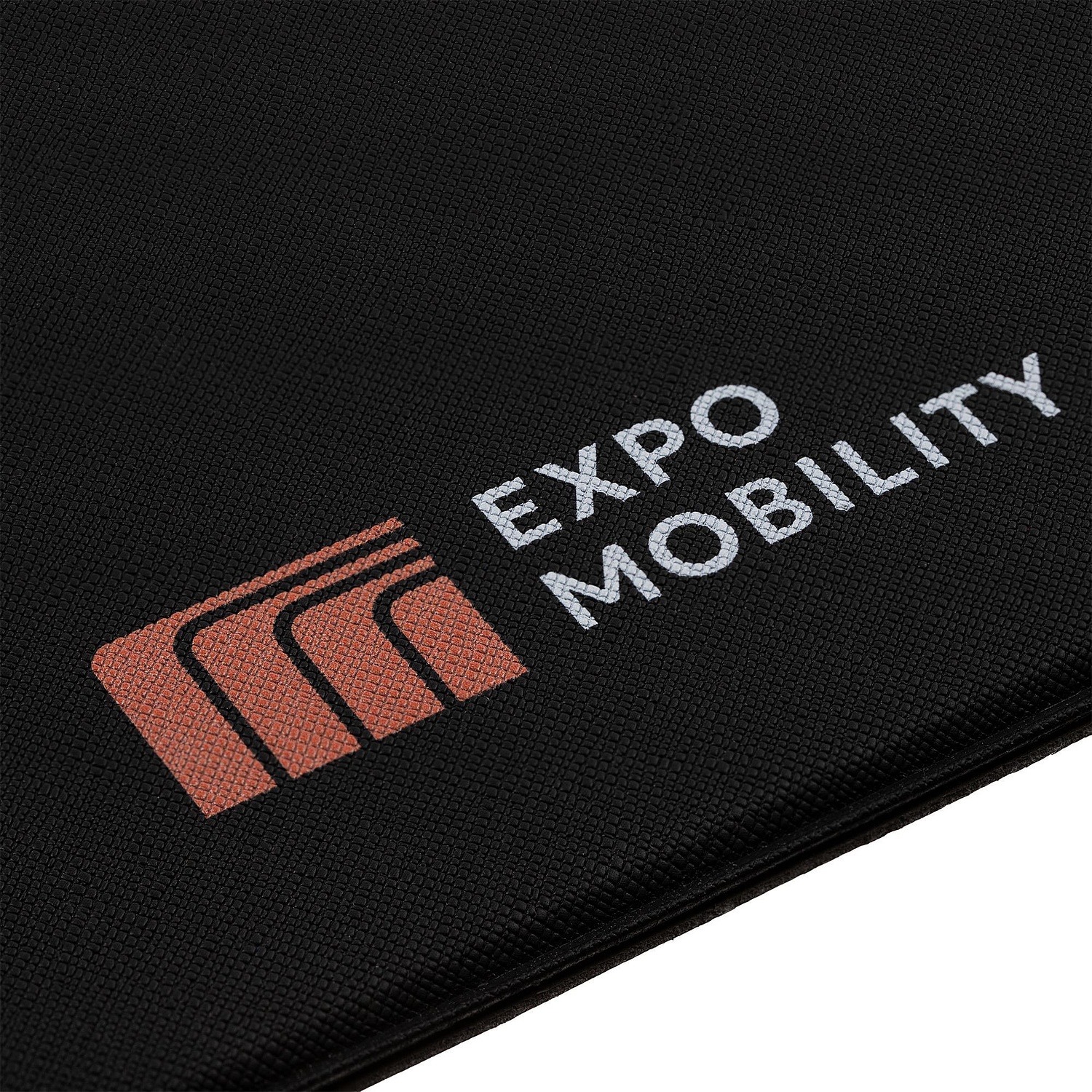 Папка-планшет Devon, черная с логотипом