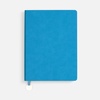 Ежедневник Lafite, недатированный, голубой с логотипом