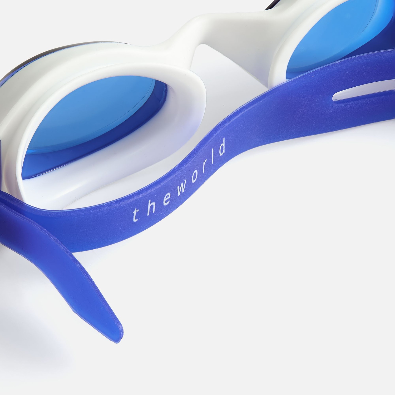 Очки для плавания Swimatic, синие с белым с логотипом