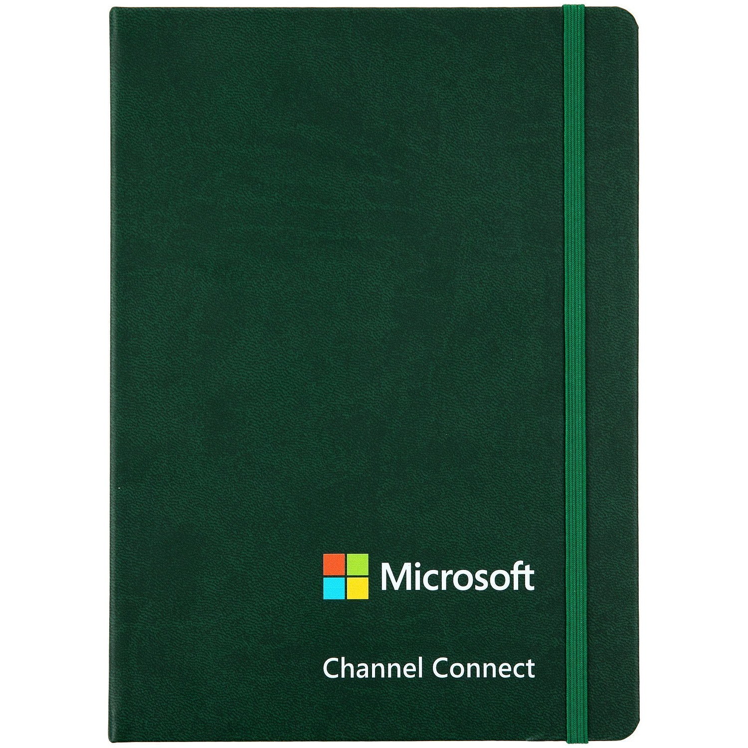 Ежедневник New Factor Metal, зеленый с логотипом