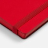 Ежедневник Peel Flex, недатированный, красный с логотипом