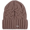 Шапка Loren, коричневая с логотипом