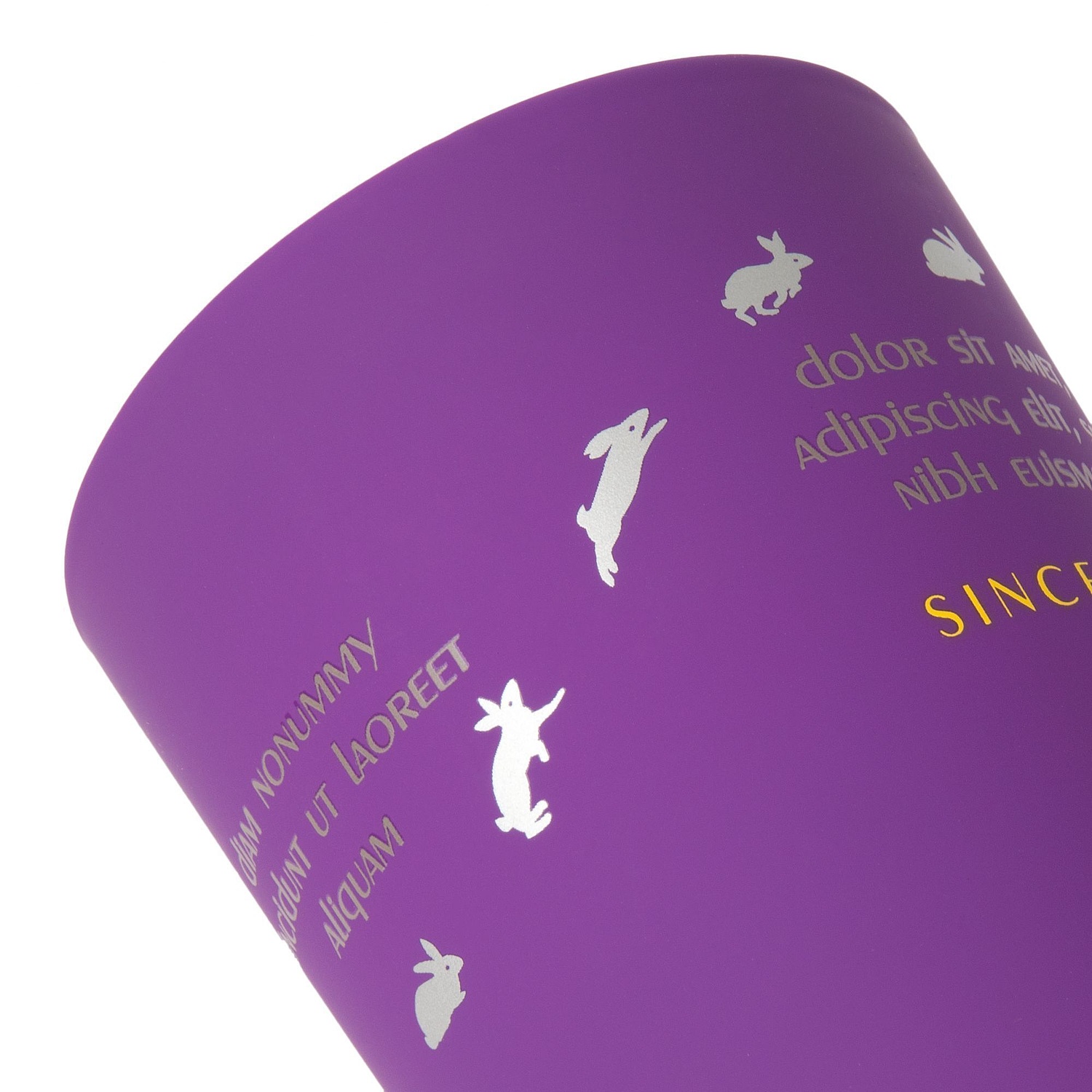 Кружка Best Noon с покрытием софт-тач, фиолетовая с логотипом