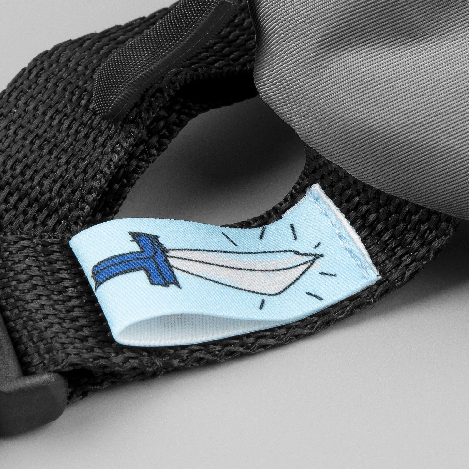 Детская поясная сумка Sonrisa, серая