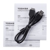 Внешний диск Toshiba Canvio, USB 3.0, 1Тб, черный с логотипом
