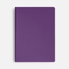 Ежедневник Flex Shall New, недатированный, фиолетовый с логотипом