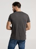 Футболка унисекс Firm Wear, черный меланж с логотипом