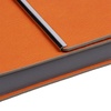 Ежедневник Petrus Flap, недатированный, оранжевый с логотипом