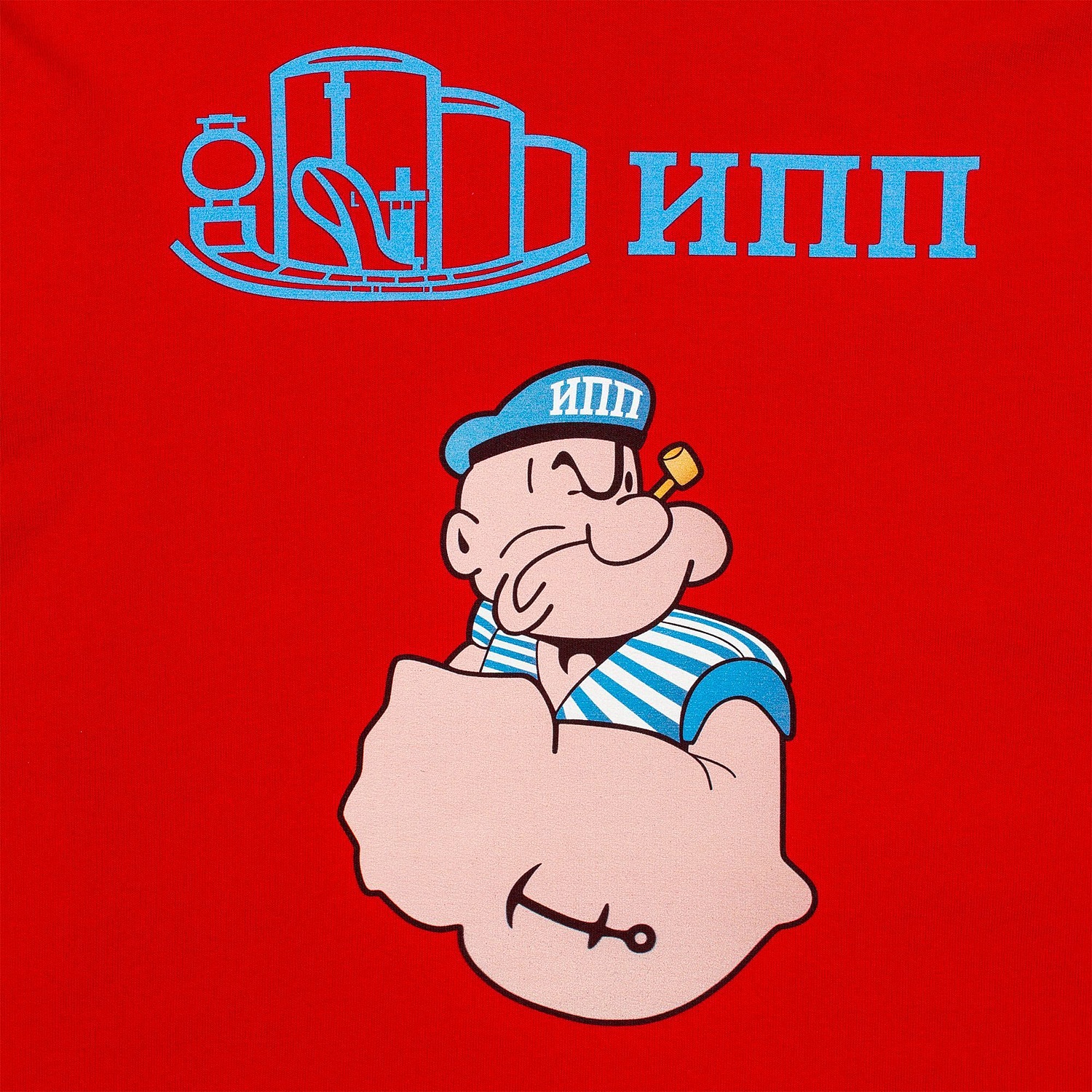 Толстовка с капюшоном унисекс Hoodie, красная с логотипом