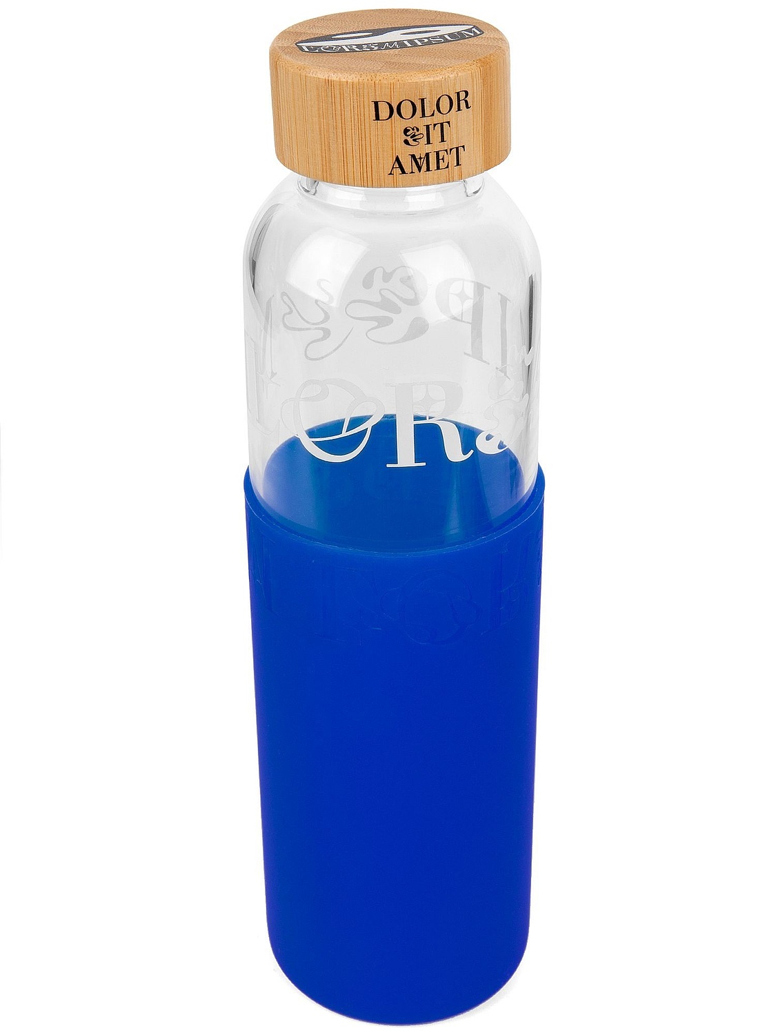 Бутылка для воды Onflow, синяя с логотипом