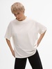 Футболка унисекс T2, молочно-белая, размер M/L