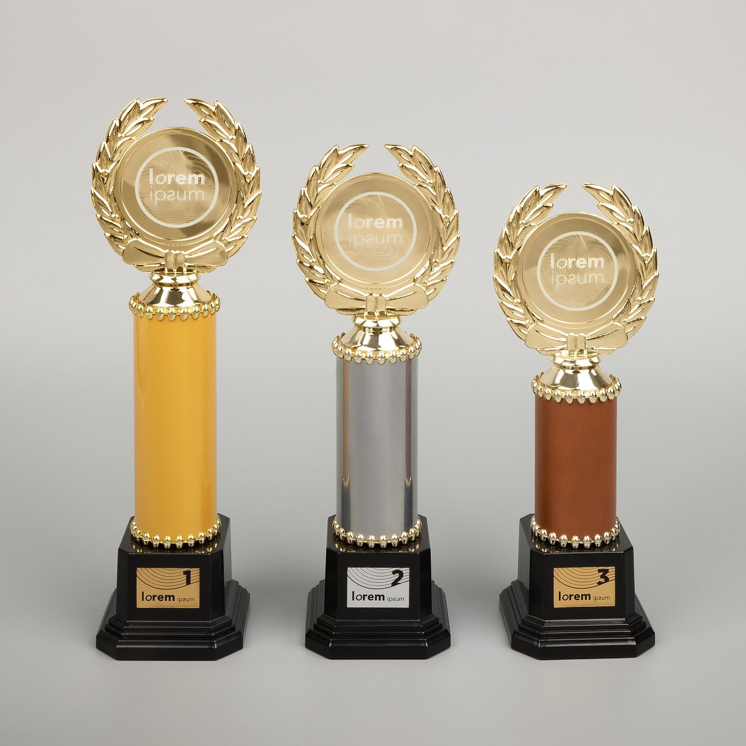 Стела EnterPrize, большая, золотистая с логотипом