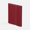 Ежедневник Petrus Flap, недатированный, красный с логотипом