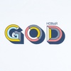 Футболка женская «Новый GOD», белая с логотипом