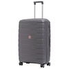 Чемодан Skyline M, серый с логотипом