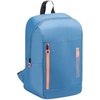Складной рюкзак Compact Neon, голубой с логотипом