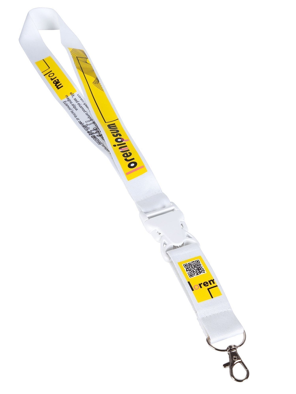 Лента Safe Lock, белая с логотипом