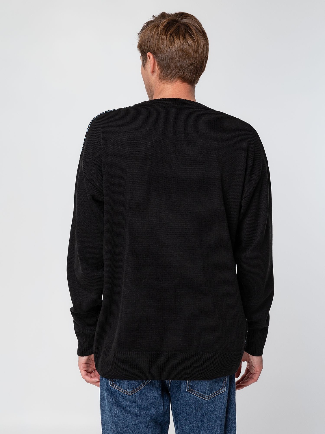 Свитер оверсайз на заказ Tricksy Net, акрил с логотипом