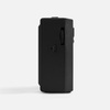 Bluetooth-колонка с радио Comradio, черная с логотипом