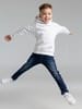 Толстовка детская Stellar Kids, белая с логотипом