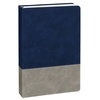 Ежедневник Horizon, недатированный, серый с синим