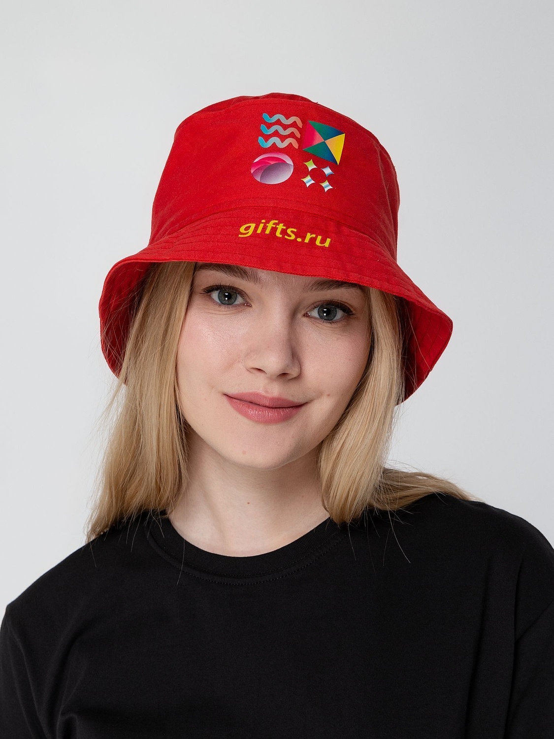 Панама Challenge, красная с логотипом