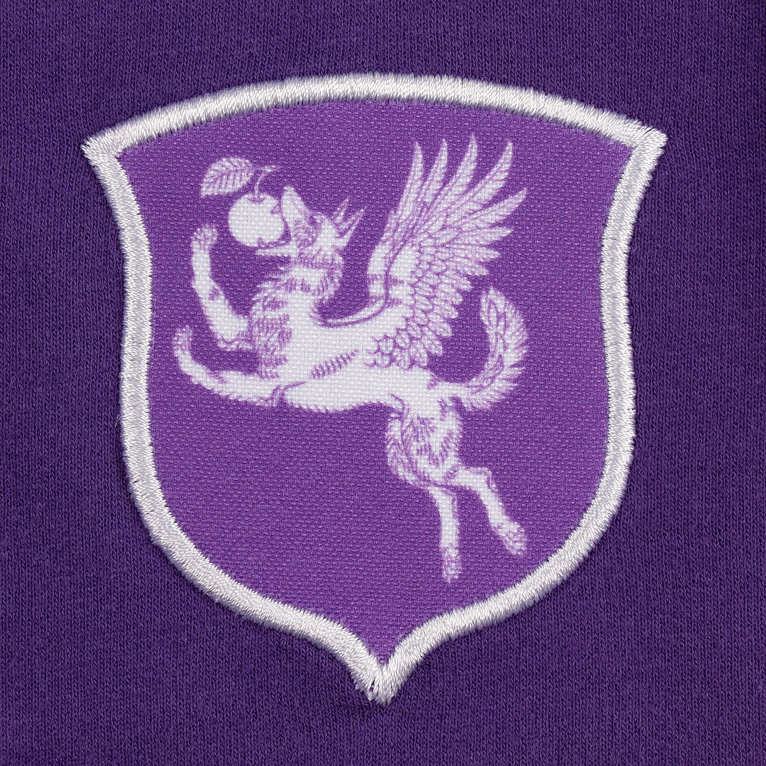 Шеврон из габардина Gabo M, белый с логотипом