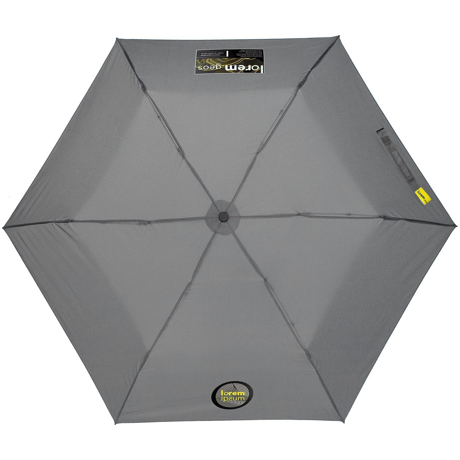 Зонт складной Luft Trek, серый