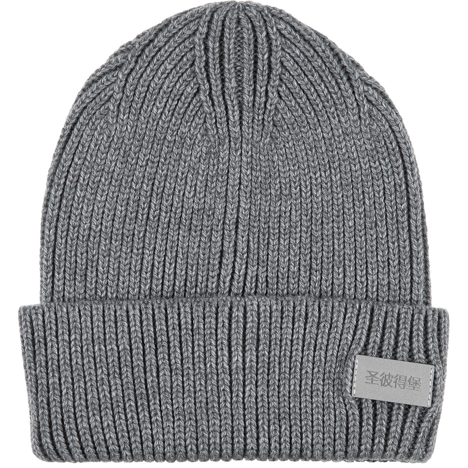 Шапка Tommi, серый меланж с логотипом