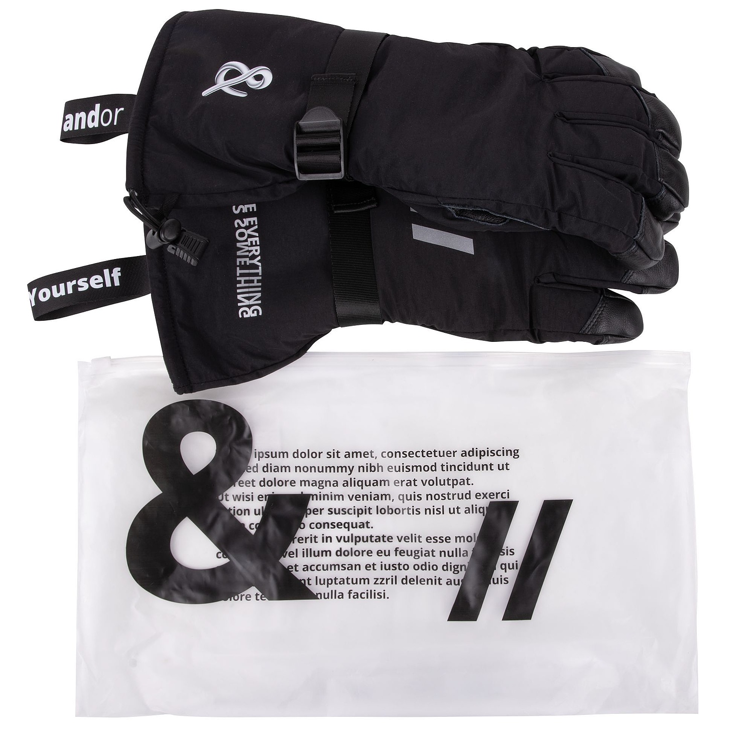 Перчатки Big Boss, черные с логотипом