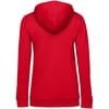 Толстовка с капюшоном женская Hoodie, красная с логотипом