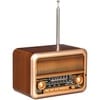 Bluetooth-колонка с радио Beatnik, коричневая с логотипом