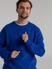 Свитшот унисекс King, ярко-синий с логотипом
