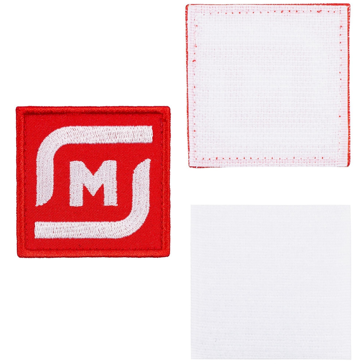 Шеврон из габардина Gabo M, красный с логотипом