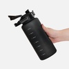 Набор спортивных бутылок Aquapack, черный с логотипом
