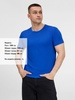 Футболка унисекс Senti, ярко-синяя, размер 3XL