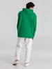Толстовка с капюшоном унисекс Hoodie, зеленая с логотипом