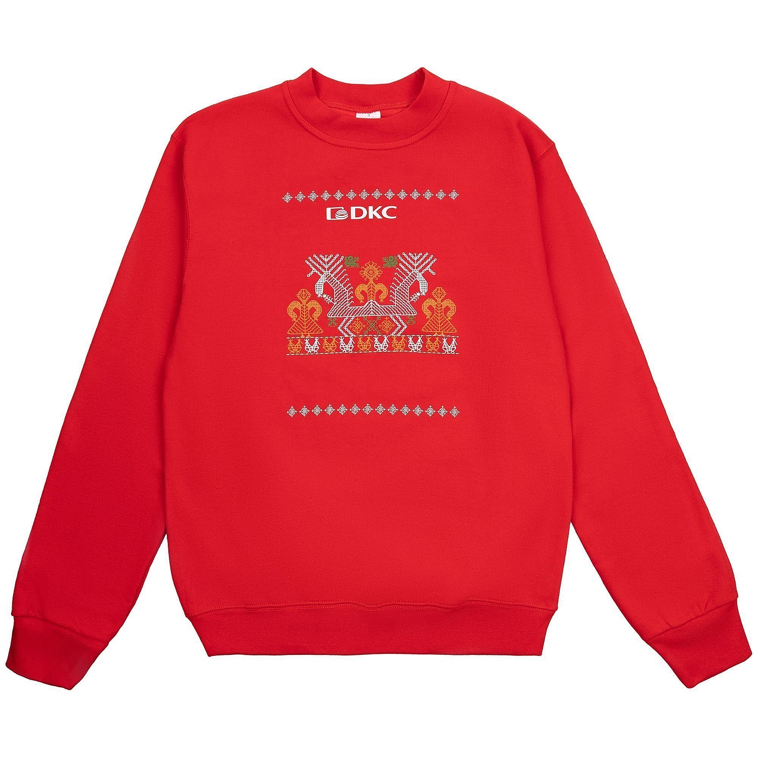 Толстовка ID.002 красная с логотипом