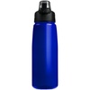 Спортивная бутылка Rally, синяя с логотипом