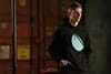 Поясная сумка Manifest из светоотражающей ткани, серая с логотипом