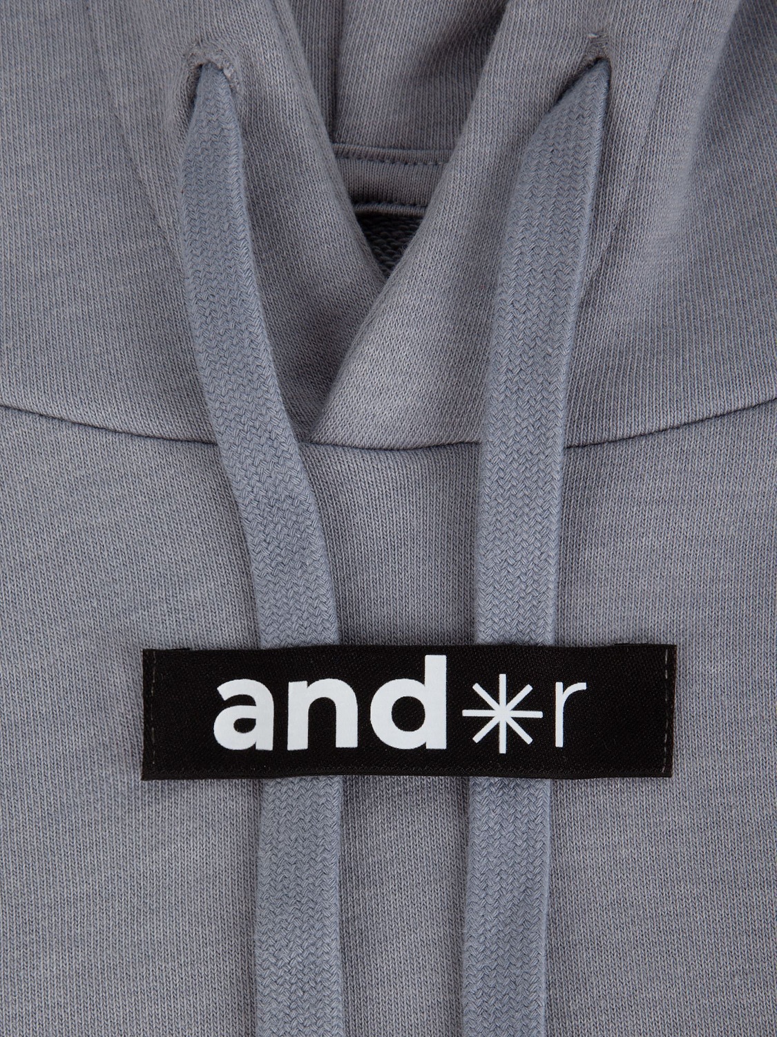 Худи унисекс H2, серое с логотипом