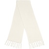 Шарф Flette, белый (молочный) с логотипом