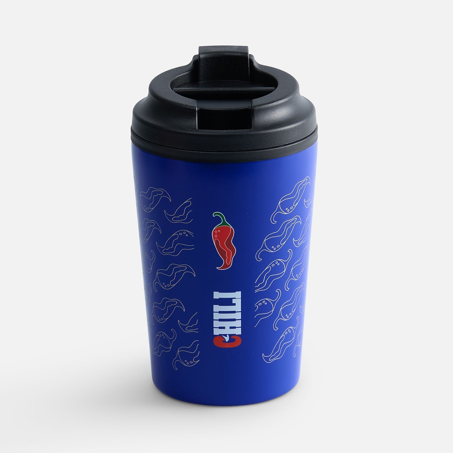 Термостакан Kuppi, синий с логотипом